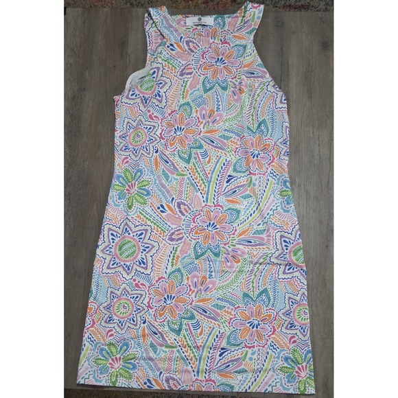 Jean Pierre Dresses & Skirts - Jean Pierre Klifa Floral Colorful Sleeveless Dress Women S